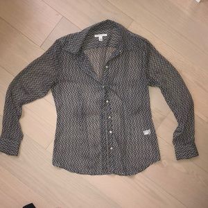 Banana republic chiffon shirt